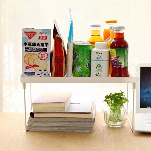 

multilayer foldable storage racks plastic shelf desk kitchen shelving holders racks shelves storage holders desk oraganier set