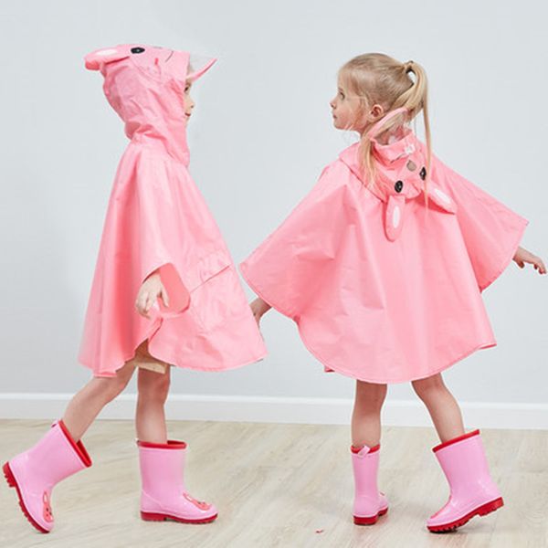 

cartoon kids rainwear raincoat for children cloaks raincoat impermeable rain poncho capa de chuva de chubasqueros mujer