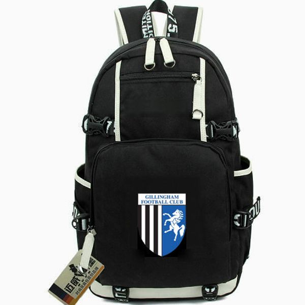 

gillingham fc daypack horse backpack cool football club school bag soccer packsack computer rucksack sport schoolbag outdoor day pack