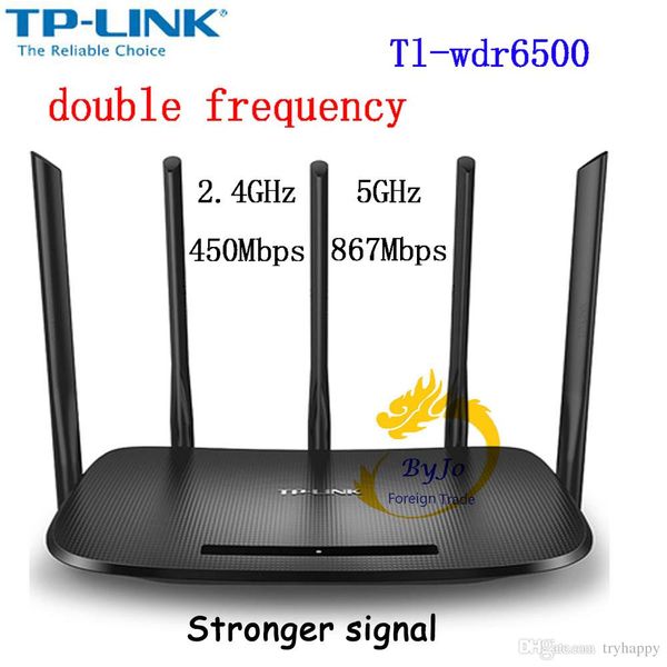 

Tp-link Wireless Wifi Router Ac Tl-wdr6500 1300mbps 2.4ghz+5ghz 802.11ac/b/n/g/a/3/3u/3ab for Family/soho