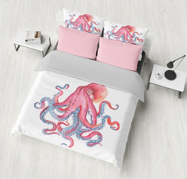 

fashion new 3d digital printing bedding sets the monterey bay ocs bedclothes duvet cover set 100% microfiber home textiles