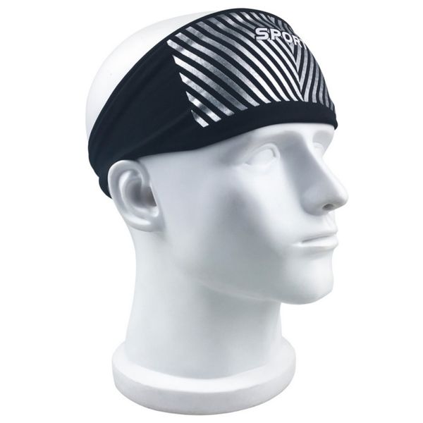 

2018 man run headband workout wristband men sweatband sport overgrip headband sport head bandage tennis running fitness grip nx, Yellow;black