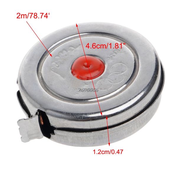 

2m mini office stainless steel woodworking retractable tape measure metric may22_35