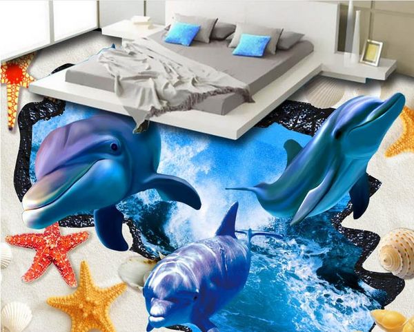 

pvc vinyl flooring bathroom stereo sea world hall 3d painting floor tiles 3d pvc floor wallpaper for bathroom