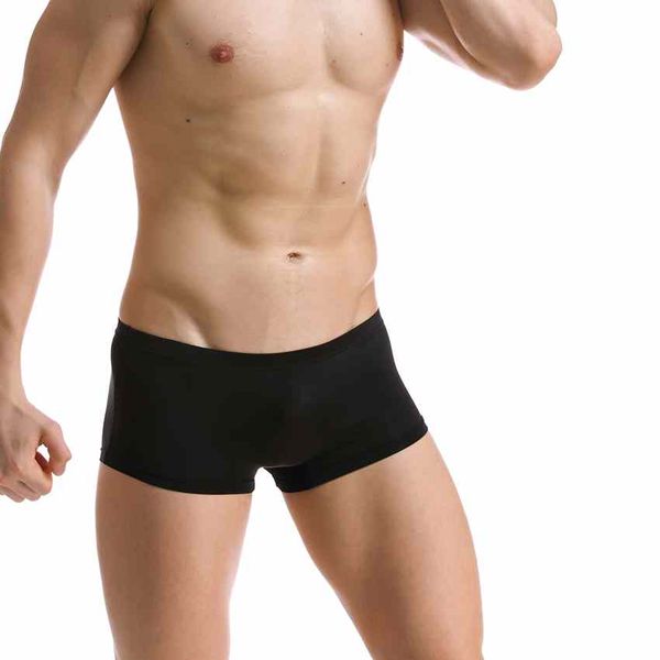 

2016 underwear men panties men's boxer shorts bulge pouch soft underpants slip homme calzoncillos -xxl, Black;white