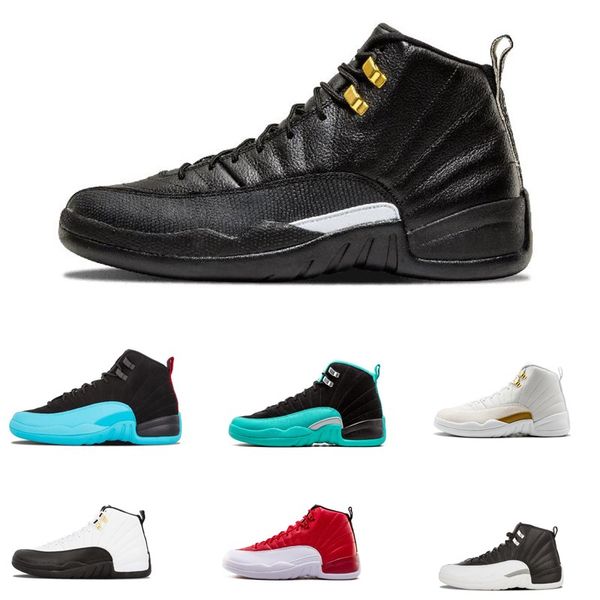 

12 12s mens basketball shoes sneakers ovo white gym red dark grey women basketball shoes taxi blue suede flu game cny