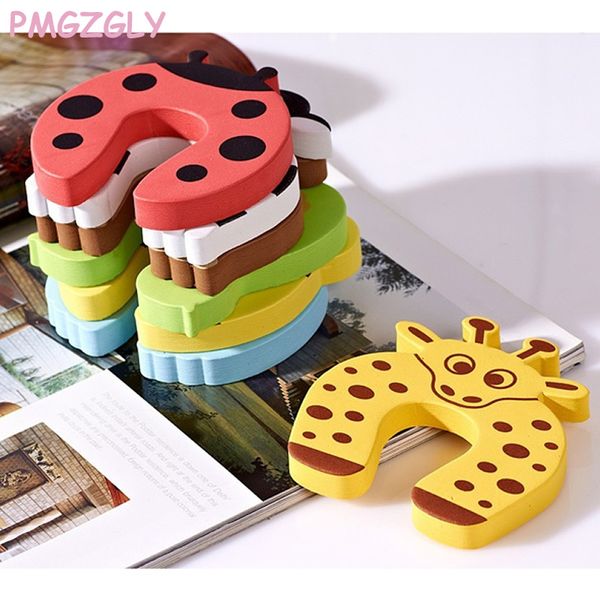

newborn baby safety cartoon animal gates & doorways toddler finger protector door pinch guard 5pcs/lot baby doorways