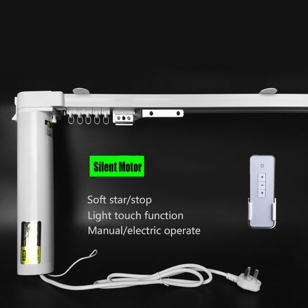 

silent electric curtain blinds, 5.0m-7.0m length,90/135 degree acceptable, wifi motor