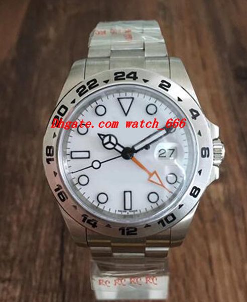 

Free Shipping Luxury Wristwatch 2 Style II 42mm 216570 Stainless Steel Bracelet Mens Watch Mechanical Automatic Men Watches Top Quality
