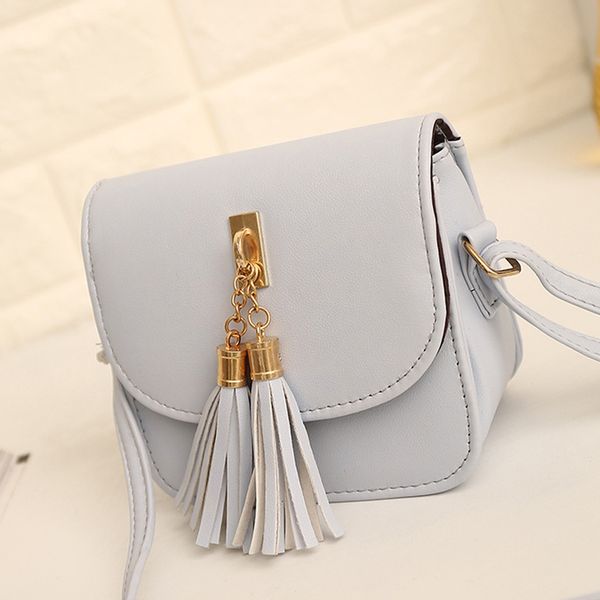 

new style small chains bag women candy color tassel messenger bags female girls handbag shoulder bag flap women bag d18101303