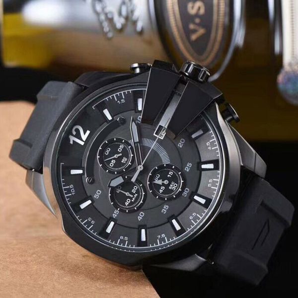 

New Fashion Mens Watches DZ 4318 Japan Quartz Movement Chronograph Stainless Men Military Sports Watch Relogio Masculino Reloj Hombre