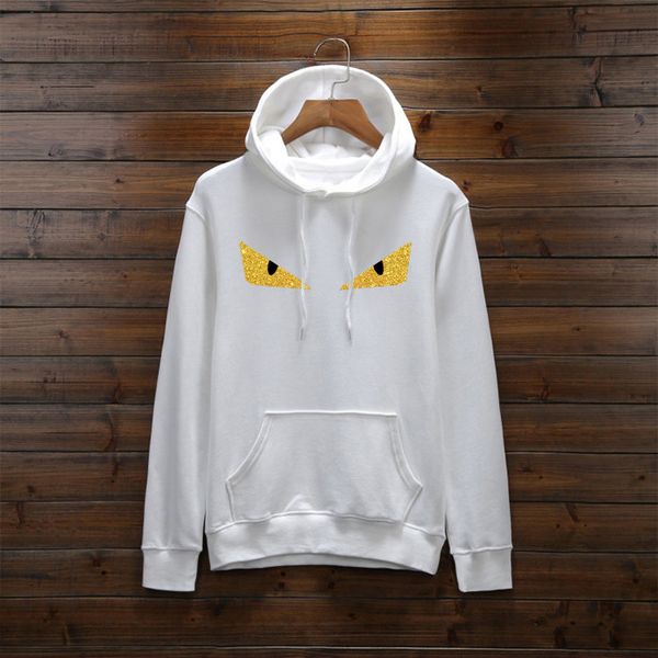 

2018 маленький монстр глаза мужчины женщины толстовки роскошный большой логотип с