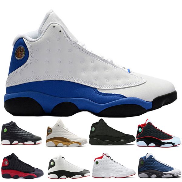 

Cheap New 13s 13 Basketball Shoes Red Gold Flints Chicago DMP Flight Olive White Black Cat Sports Sneakers for Men Women 5.5-13