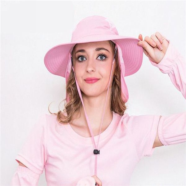 

Мужские женщины открытый ВС шляпы шапки спорт рыбалка пешие прогулки шляпа УФ-защита лица шеи лоскут ВС Cap