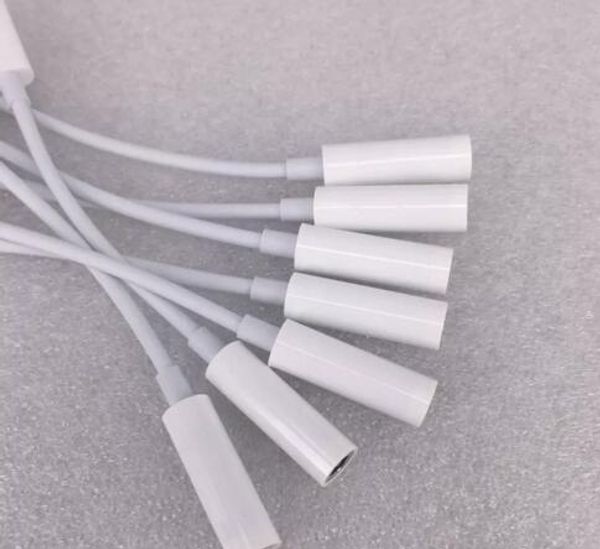 

For iphone 7 port to 3 5mm headphone adapter upport io 12 device adapter cable for iphone 7 7 plu white