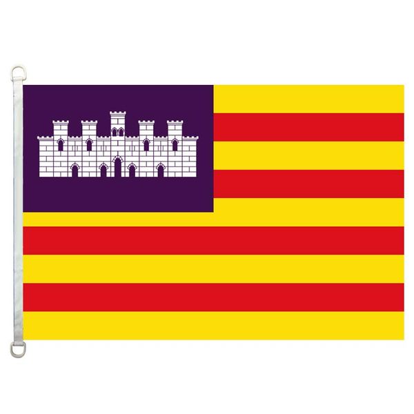 

balearic islands flag,90*150cm ,100% polyester, banner,digital printing