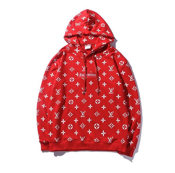 

2019 мужская / женская мода с длинным рукавом толстовки с капюшоном письмо печатных