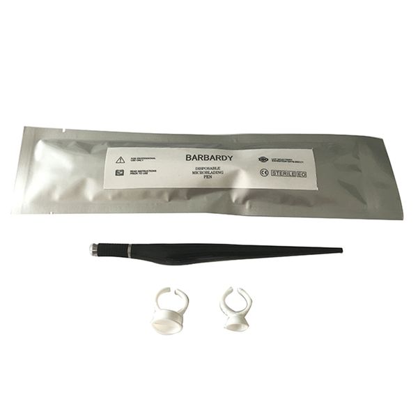 

professional disposable microblading manual pen with ink cups tattoo gun for permanent makeup eyebrow 3d hand tool tattoo accessories supply