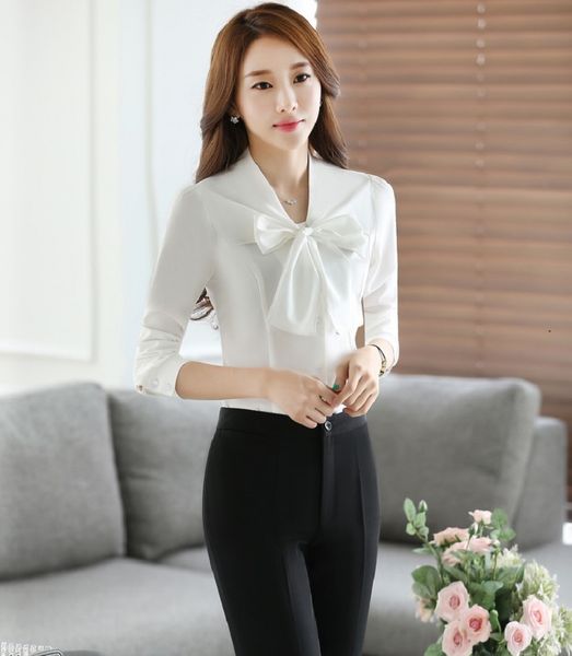 

plus size new professional formal work suits spring fall 2 piece with and pants business womens trousers sets pants suits, White;black