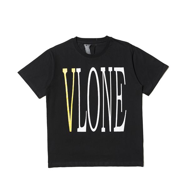 

18ss мода Vlove новые Мужчины Женщины лето экипаж шеи Tee простой уличный скейтборд футболка дышащий роскошные повседневная хлопок Tee Hfymtx034