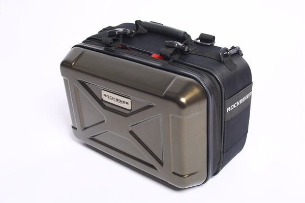 

shipping free rock biker locomotive side bag hard waterproof shell large capacity side pouch travel motorcycle riding rbb0