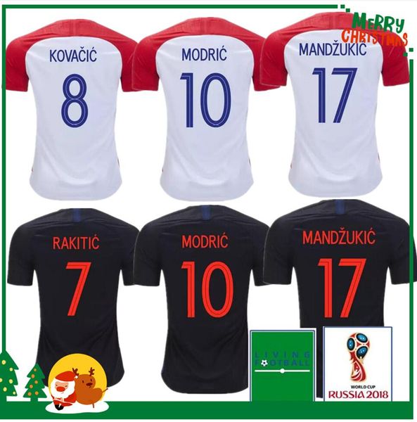 

2018 2019 modric home away soccer jersey srna perisic rakitic mandzukic srna kovacic red kalinic hrvatska football shirt, Black;yellow