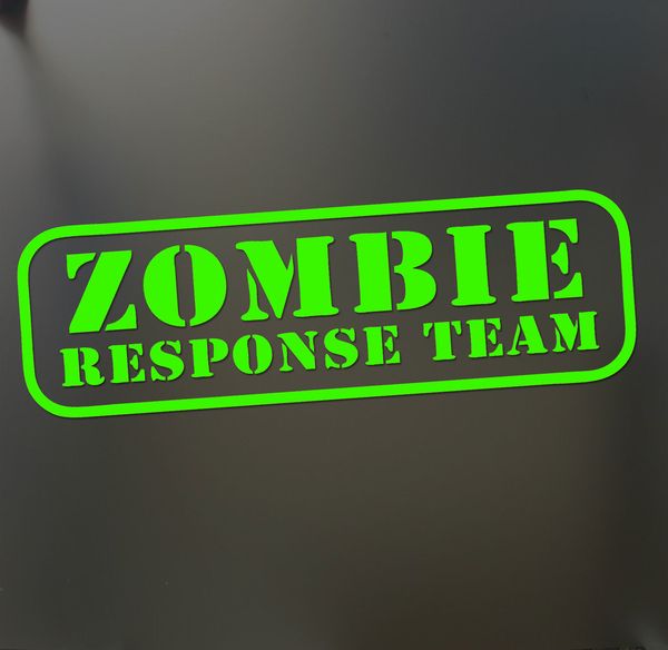 

zombie walking dead sticker jdm response team motorcycle suvs bumper car window car stylings vinyl decals