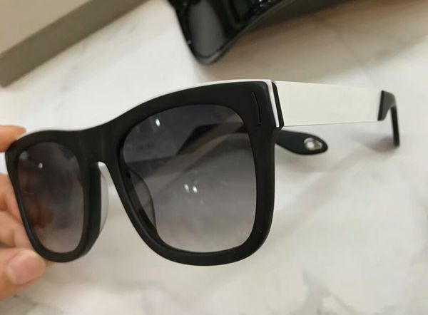 

women square gv7016 rubber black plastic sunglasses grey gradient lens sonnenbrille designer brand sunglasses 2017 new with box, White;black