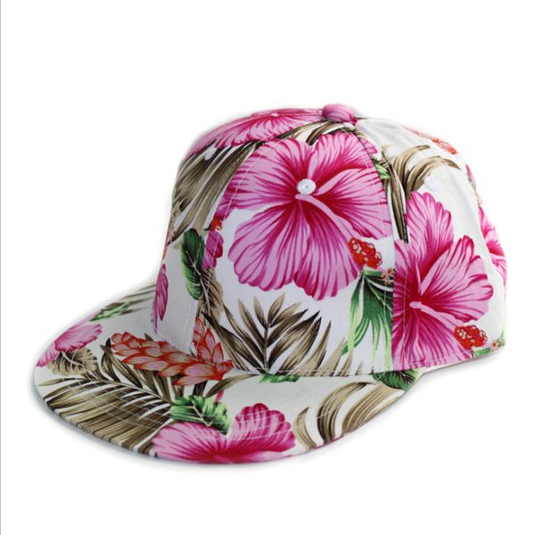 

new floral print women baseball caps snapback hat holiday beach sunhat casquette femme hat women's cap bone gorras hip hop hats, Blue;gray