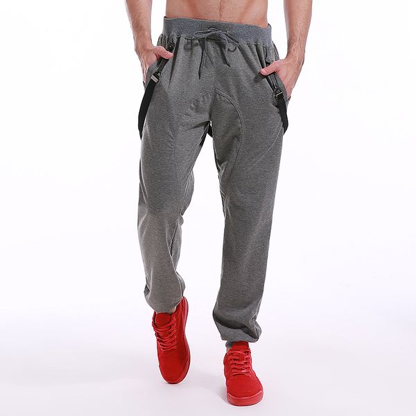 2019 2018 Autumn Mens Sweatpants Casual Loose Bodybuilding Workout Pants Joggers Gyms Overalls Fashion Trousers Men With Belt Pants From Yujian18 2019 2018 Autumn Mens Sweatpants Casual Loose Bodybuilding Workout Pants Joggers Gyms Overalls Fashion Trousers Men With Belt Pants From Yujian18