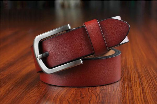 

new cowhide genuine leather belts for men brand strap male pin buckle vintage jeans belt 100-150 cm long waist belt xf004, Black;brown