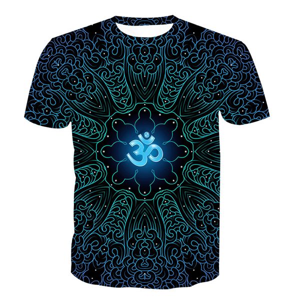 

men printed summer blue short sleeve t shirt, Black;brown