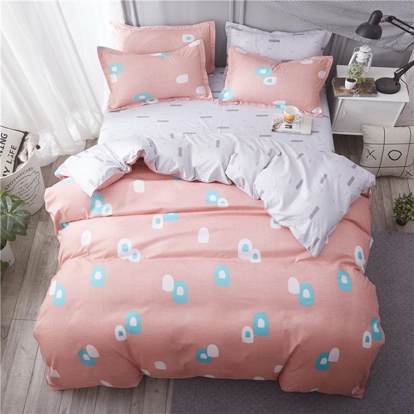

skin-friendly washing active printing bedding sets 3/4pcs duvet cover+bed sheet+pillowcase twin full  king size