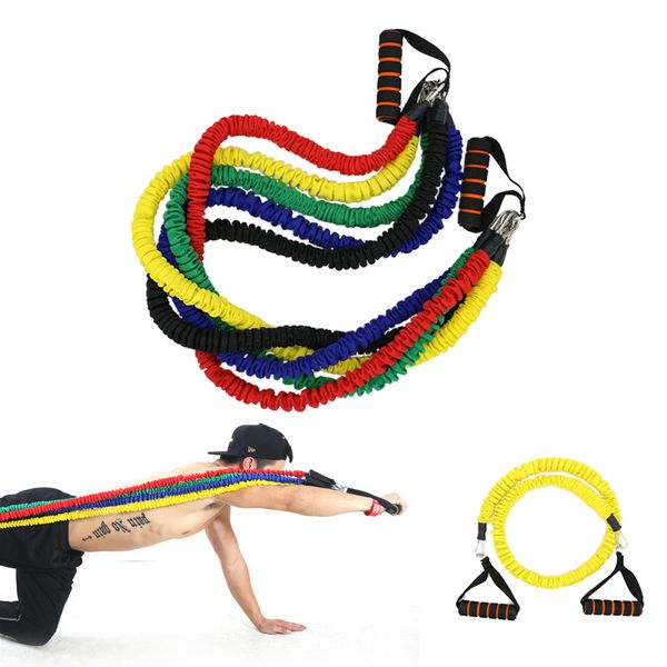 

yoga fitness elastic resistance bands 20 lbs sports home gym arm strength sit-ups training pilates tensile pull rope equipment