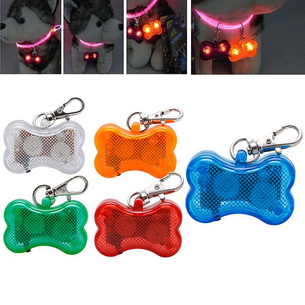 Pet Dog Tag Pingente de Segurança Suprimentos LED Luminosa Pingente de Enfeites Brilhando Pet Suprimentos Animais de Estimação Tags Hot one