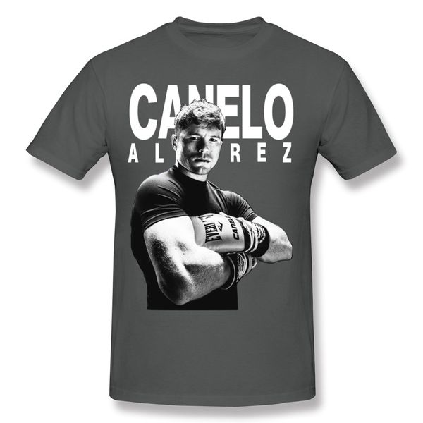 

drop shipping 100 canelo cotton crew alvarez neck gift homme homme black shirt short sleeve tee shirt 3xl t t pgesl