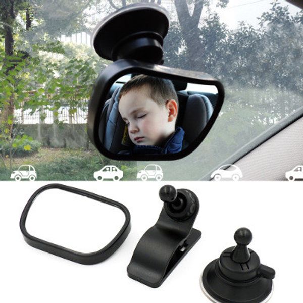

Вид на заднее сиденье автомобиля Детское зеркало 2 в 1 Мини-дети заднее выпуклое зеркало регулируемый авто дети монитор безопасности обратный безопасности сиденья
