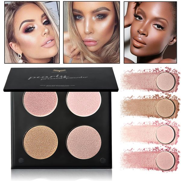 

huamianli repair powder face light pearl light matte powder eye shadow plate beauty makeup repair capacity eye shadow plate