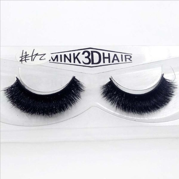 

3d mink hair hand made false eyelash long and thick eyelash 1 pair/box fake lashes extension #24 makeup tool sell