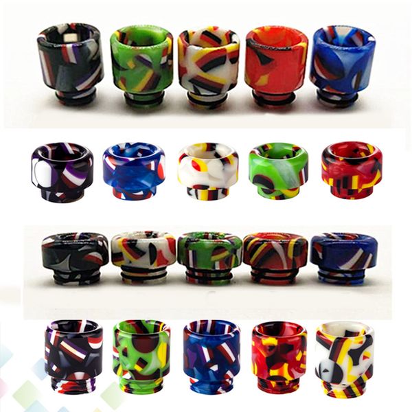 

810 510 Drip tip National Flag Epoxy Resin Mouthpiece Vape Drip Tips for TFV8 TFV12 Prince 528 Kennedy Acrylic box DHL Free