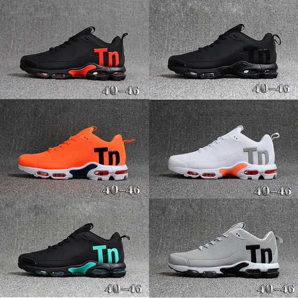 

2019 new mercurial tn plu 2 man running hoe chau ure kpu black white orange men hoe tn port outdoor trainer neaker ize 40 46