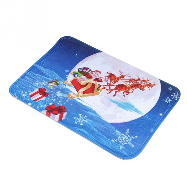 

new style christmas moon mats doormat floor non slip rug christmas decoration sale
