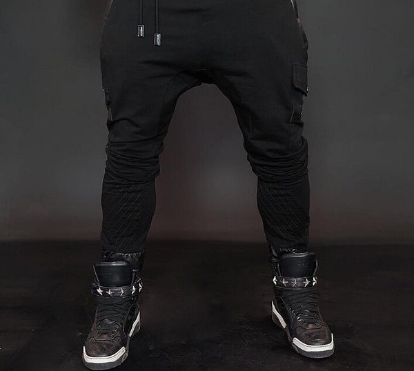 

men jogger pants casual fashion harem pant mens outdoor sport sweatpants hip hop black training trousers