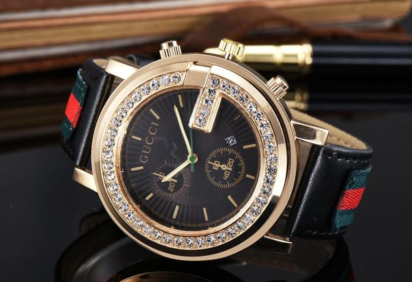 

Free shipping hot sale mens watch Leather steel luxury Casual wristwatch steel quartz watches clock male brand watch steel Free ship