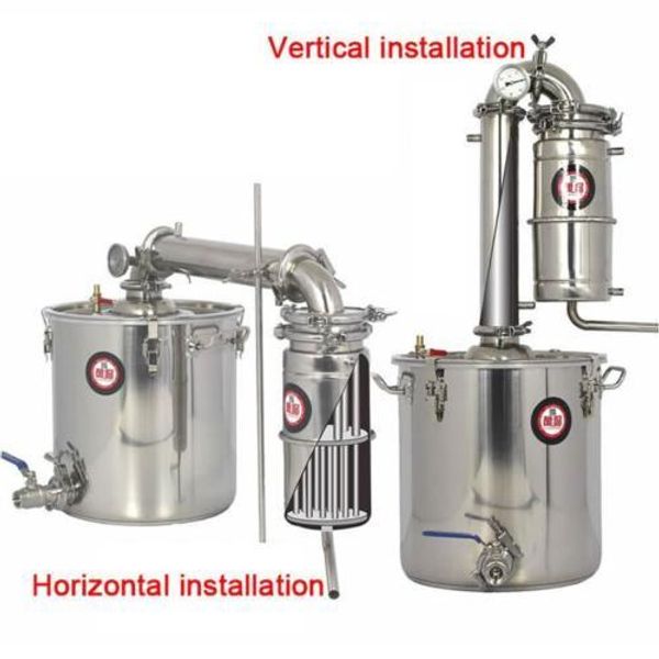 

20l 30 50l 70l di tiller bar hou ehold facilitie wine limbeck di tilled water baijiu large capacity vodka maker brew alcohol whi ky