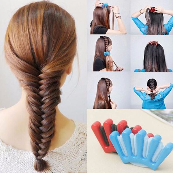 Charming French Style Women Girls Diy Sponge Hair Braider Plait