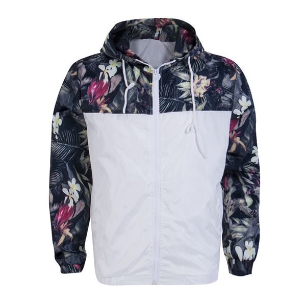 

men's korean casual jacket fashion sweatshirt jacket floral patchwork casual coats outwear plus size m-3xl autumn, Black;brown