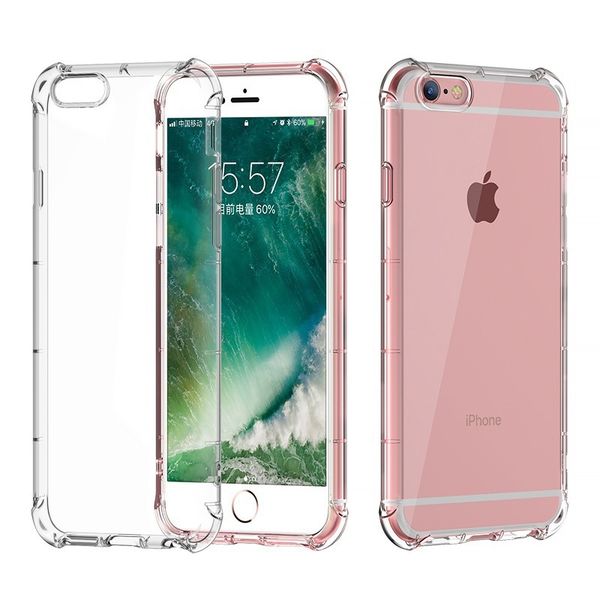 

new arrival shockproof 360 tpu silicone protection transparent clear case cover for iphone plus 7 7 plus u42 sell