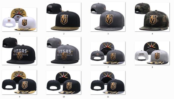 

caps vegas golden knights hockey snapback hats 11 styles cap team hats mix and match order all caps hat, Black;white