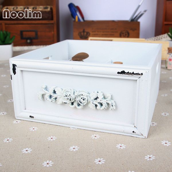 

noolim white storage boxes makeup organizer wooden box zakka vintage handmade carved flower decorative home storage supplies